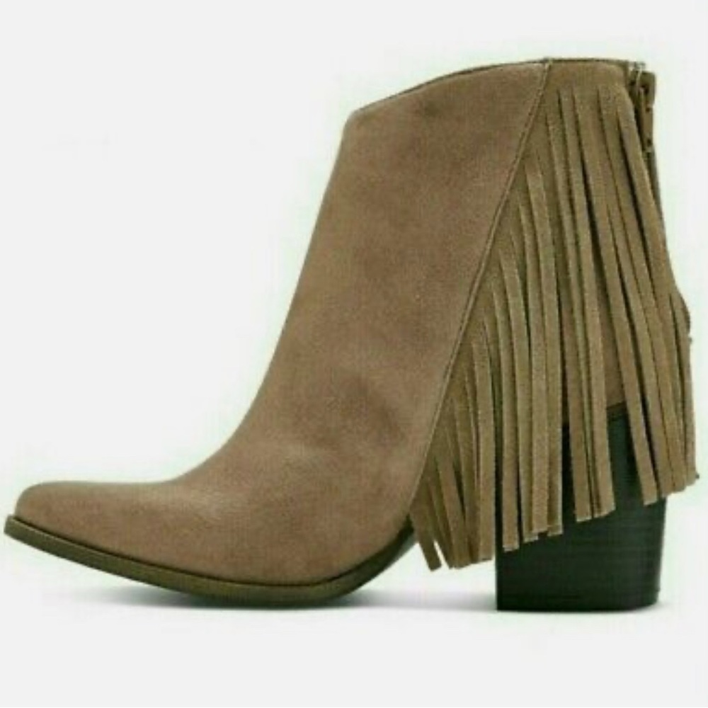 Mossimo Supply Co. Fringe Booties